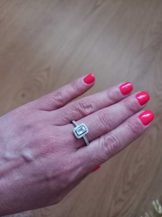 Inel  de argint cu zirconiu