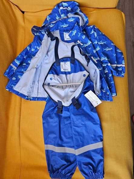 Нов детски комплект за дъжд Playshoes, размер 92