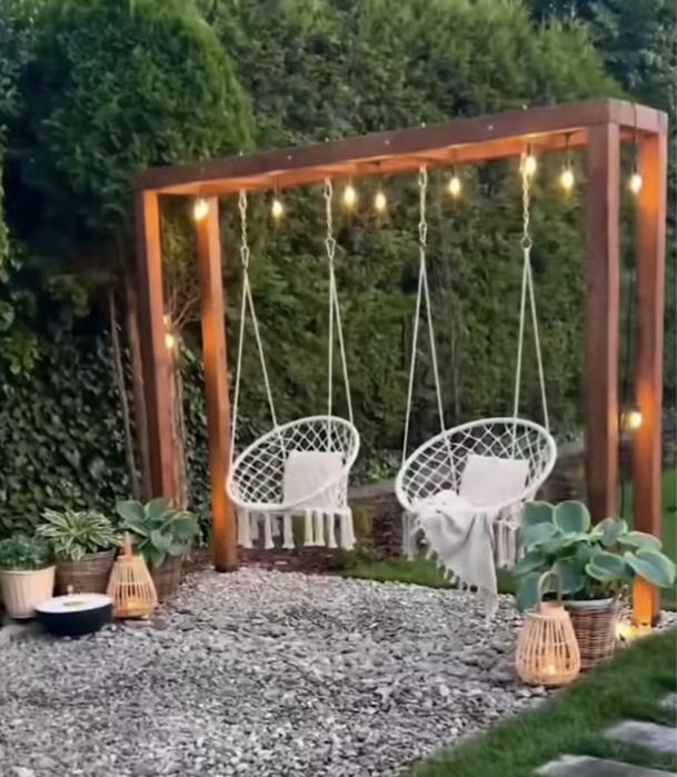 Гамак качеля для сада