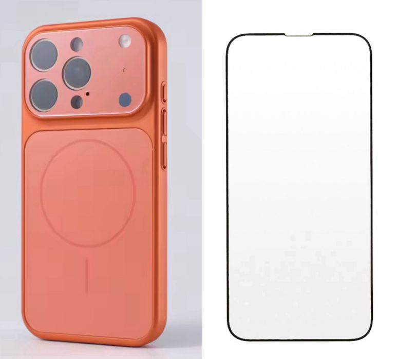 Husa MagsLens si Folie Sticla Clara - Iphone 16/16 PRO/16 PRO MAX