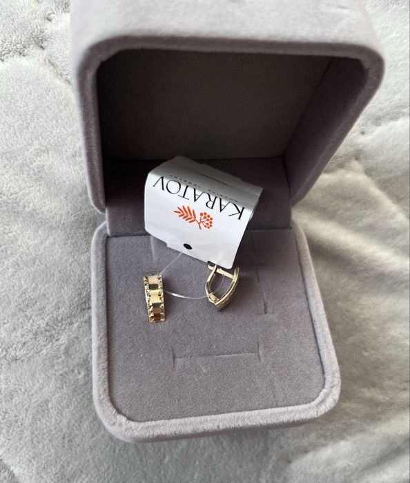 Серьги золотые 585пробы