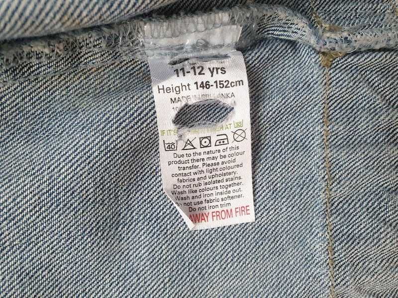 Geaca denim Next,marimea 11/12 ani,stare f buna
