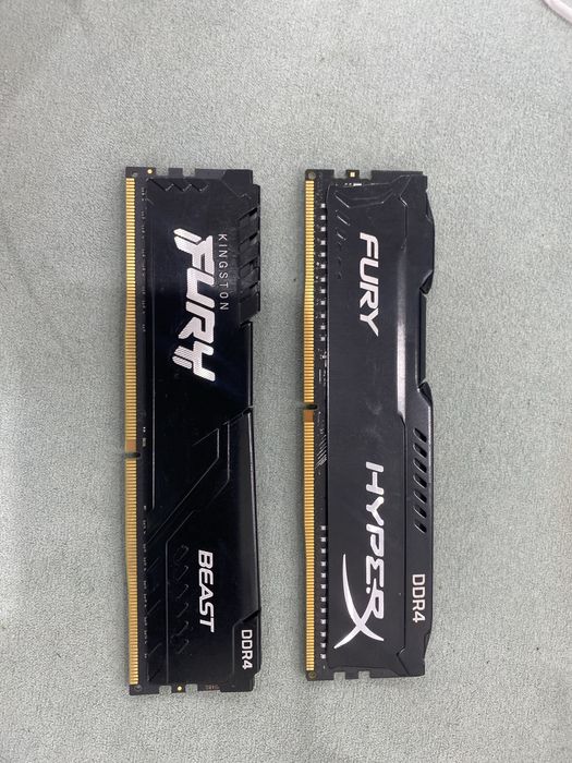 HyperX fury ddr4 8gb*2