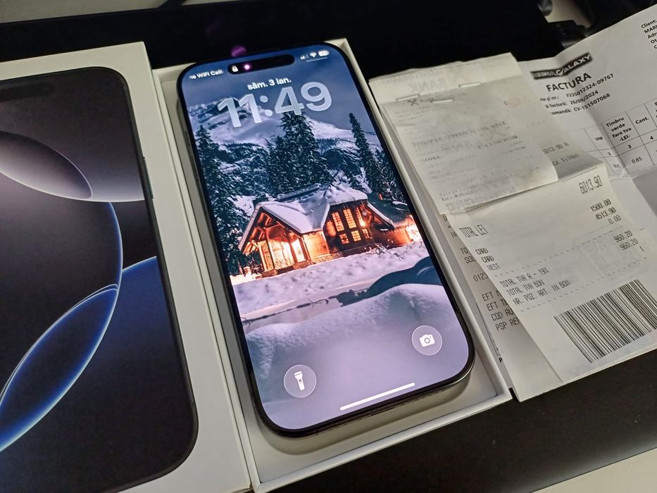 iPhone 16 Pro 128GB Black Titanium