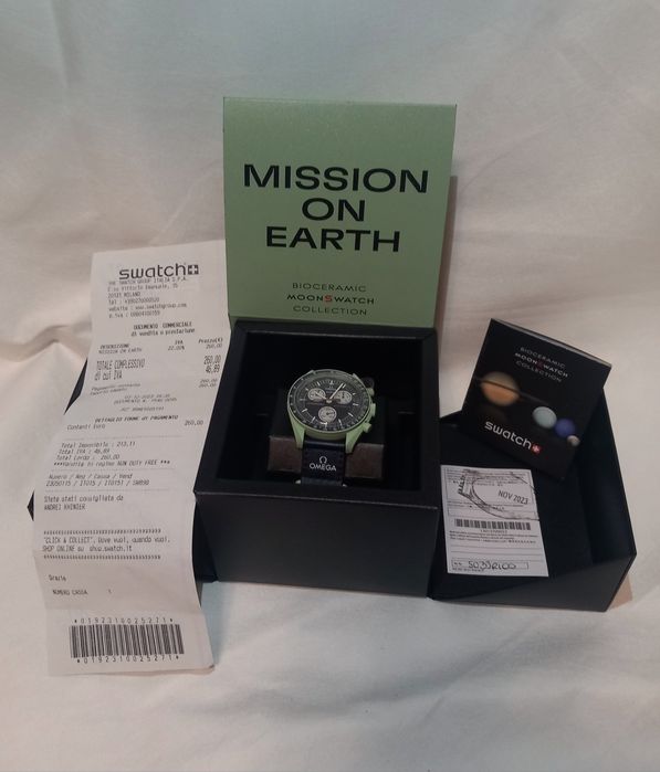 Omega- Swach mission on  Earth
