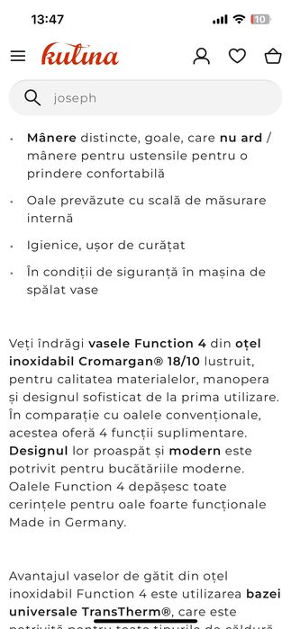 Oală / cratiță WMF 5,7 l inox function4