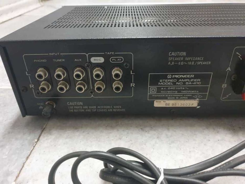 Качествен усилвател Pioneer SA-410 Made in Japan В много добро състоя