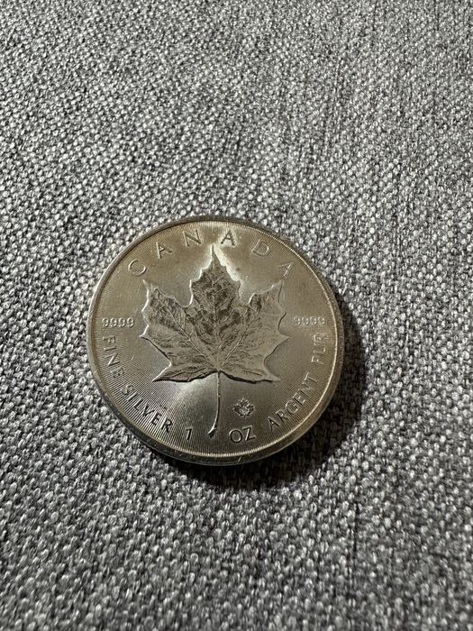 Moneda Argint Maple Leaf 31.10 g, 2020