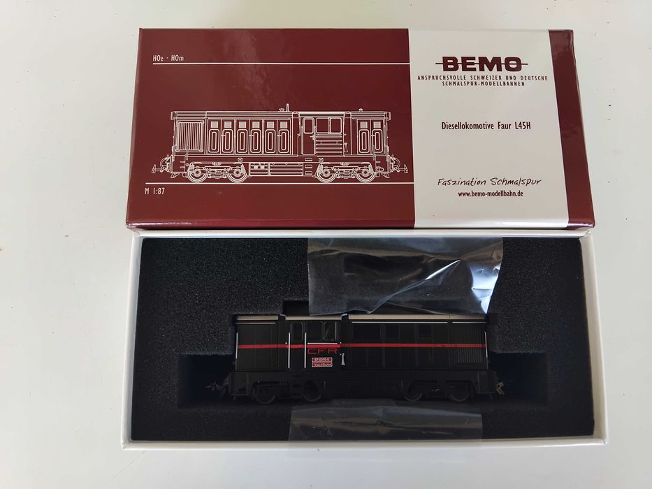 Trenulete electrice CFR Locomotiva LDH tip L 45 CFR.Bemo HOe.