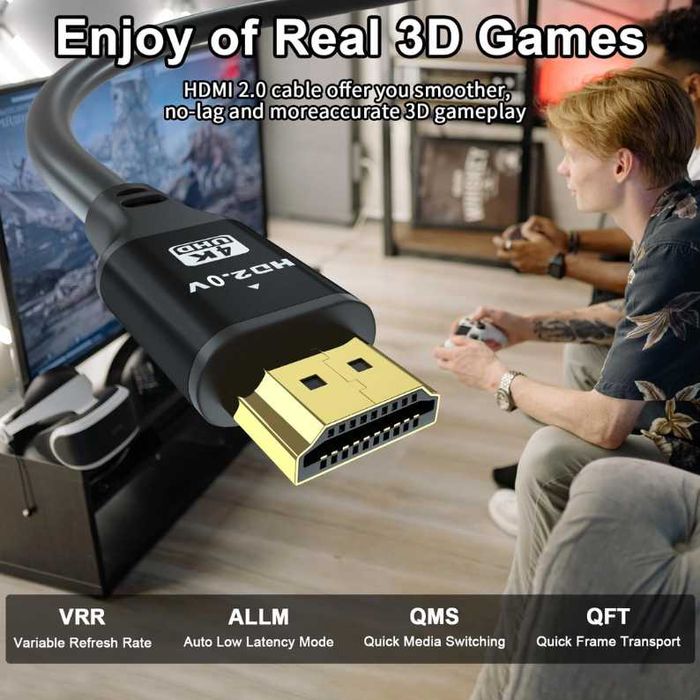 Cablu HDMI Charlore 30m (HDMI 2.0, 18 Gbit/s)