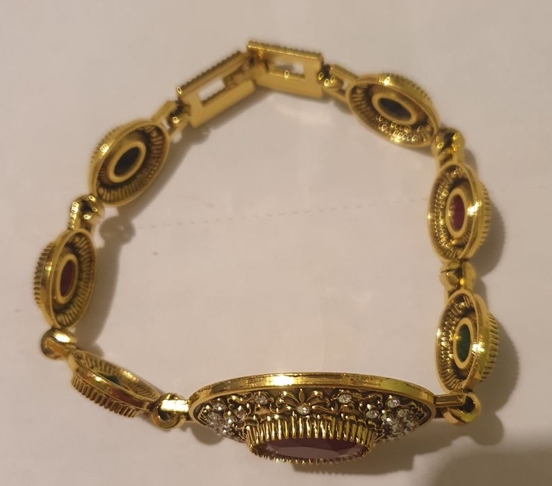 Bratara cu model placata cu Aur