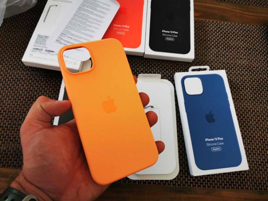 Husa silicon Magsasfe +folie sticla protectie ecran Iphone 12 13 14 15
