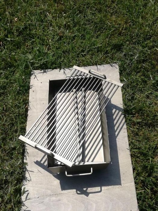 Ръчно изработено барбекю за дървени въглища