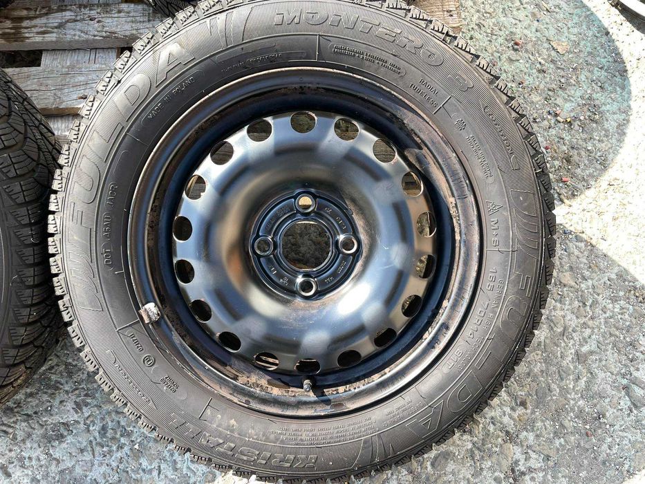 14 джанти 4х100 VW UP SKODA CITIGO SEAT MII 5J et35 Fulda 165/70/14