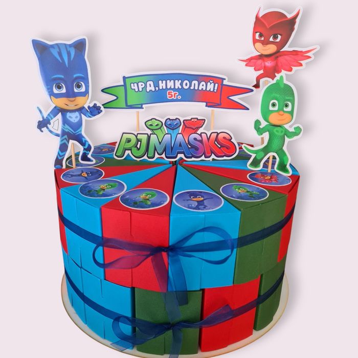 Картонена Торта MINECRAFT