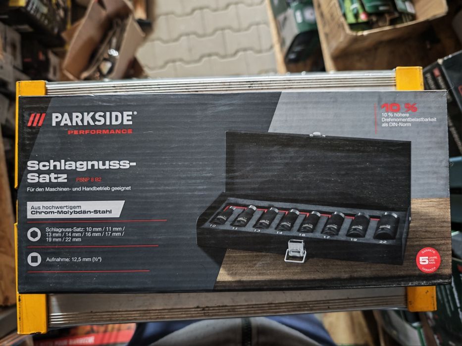 Set chei tubulare de impact PARKSIDE PERFORMANCE PSNP 8 B2 8 piese