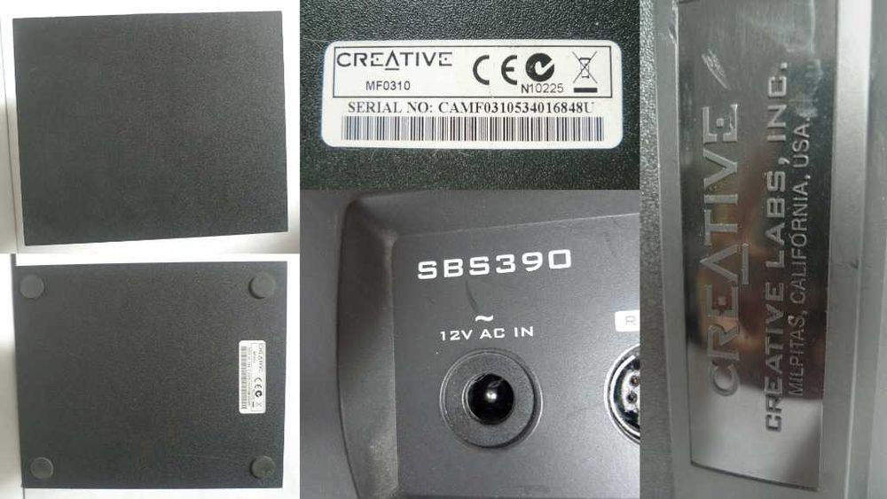 Boxe multimedia 2.1 (2 sateliți + subwoofer) Creative SBS390