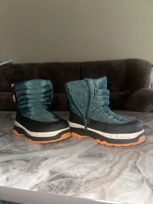 Зимние дутики детские с мехом