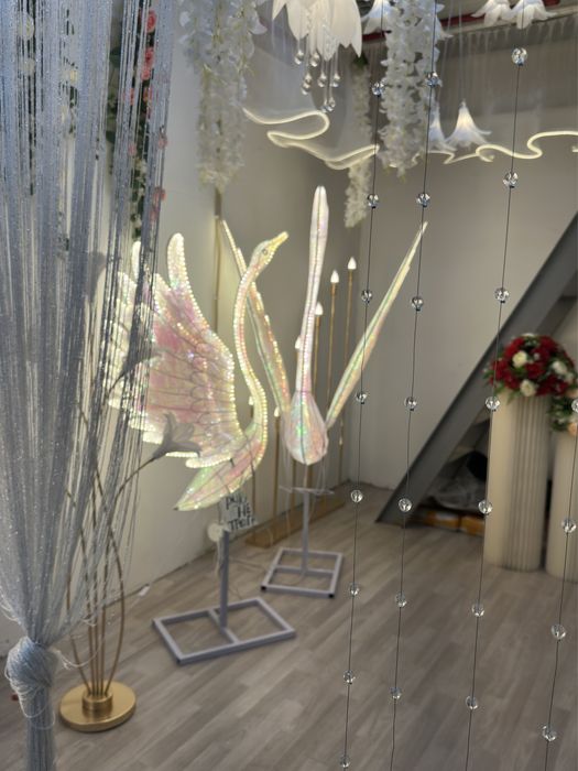 Светящиеся бабочки декор