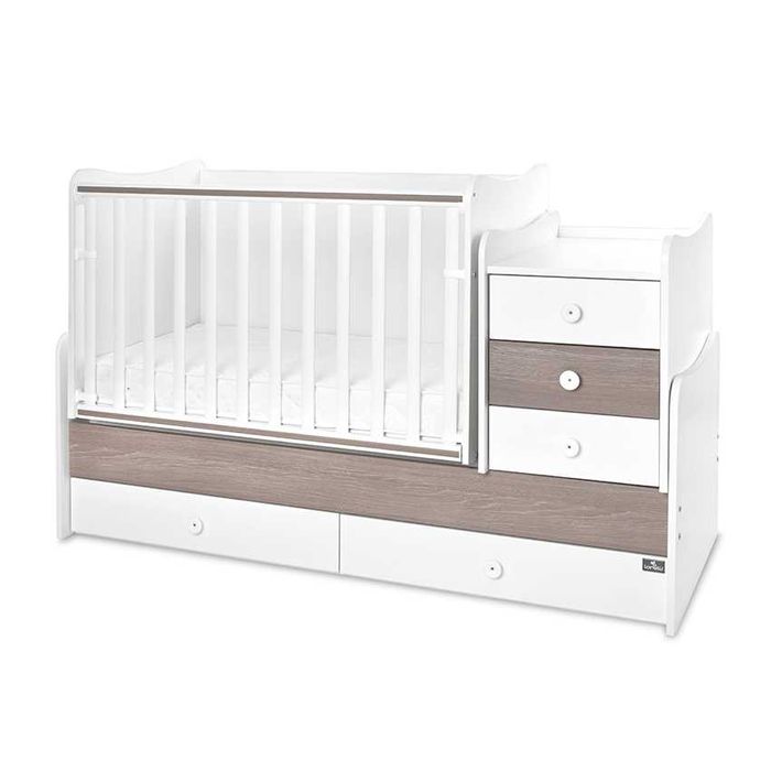 Бебешко/детско/юношеско легло трансформиращо с 2 матрака