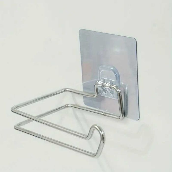 Самозалепващ Държач за Тоалетна Хартия - Елегантен Дизайн от Желязо