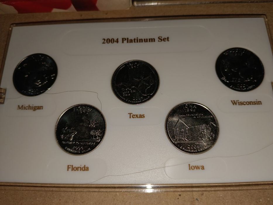 Набор монет США.