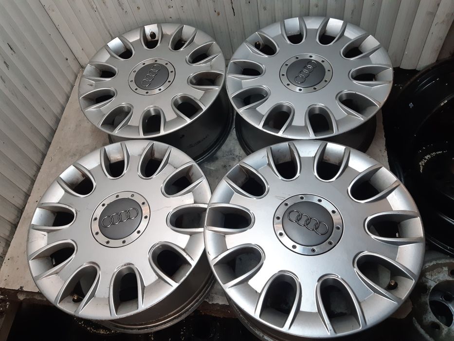 Set jante aliaj R17 Audi originale 8j ×17  et 43 5×112