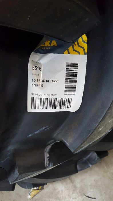 Cauciucuri 16.9-34 cu 10 pliuri anvelope cu garantie 2 ani OZKA