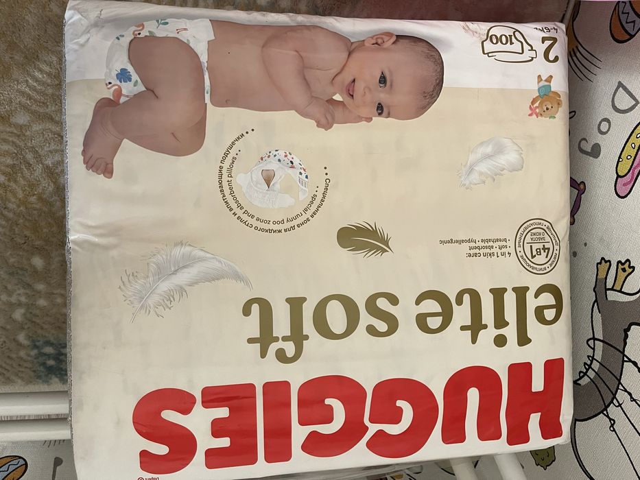 Подгузники Huggies elite soft
