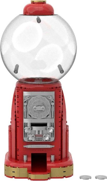 Ретро машина за топчета конструктор Retro Series Gumball Machine