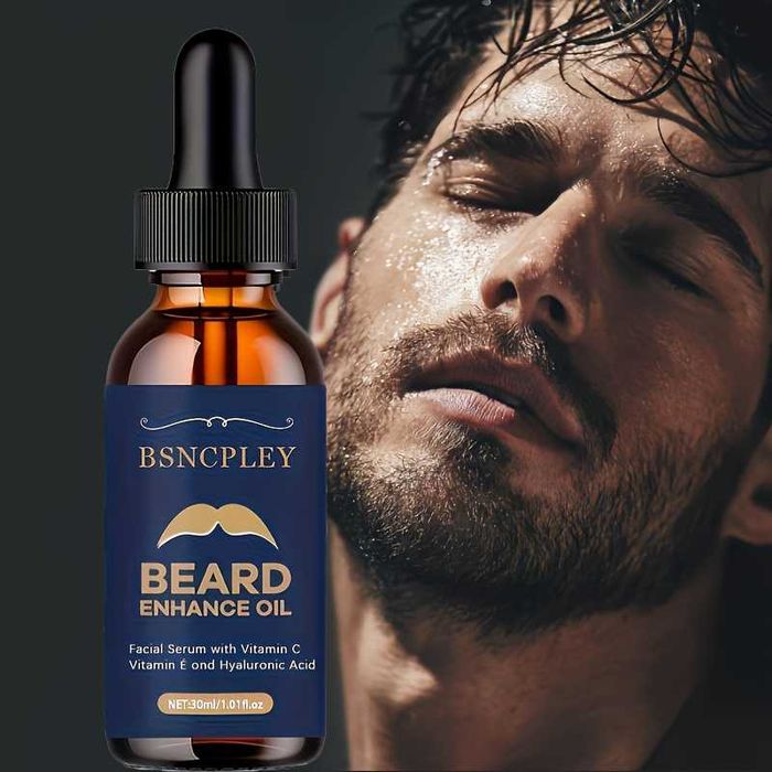 Серум за брада: 100% натурален, бърз резултат до 4 седмици!