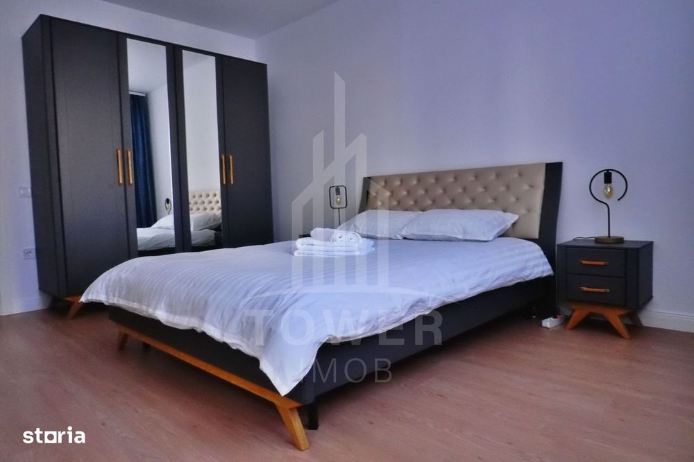 Apartament 3 camere, 2 băi, 2 balcoane, loc de parcare.
