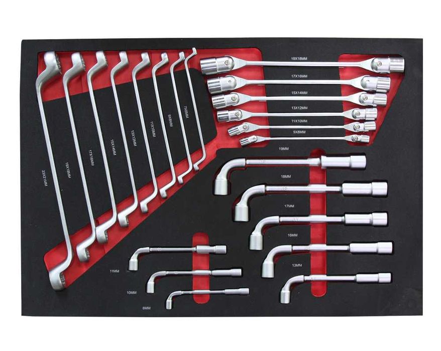 Количка за инструменти оборудвана с 203 инструмента Професионална