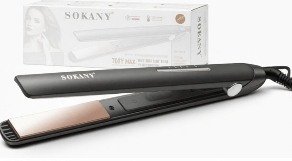 Шашқа арналған түзеткіш үтік SOKANY, жаңа