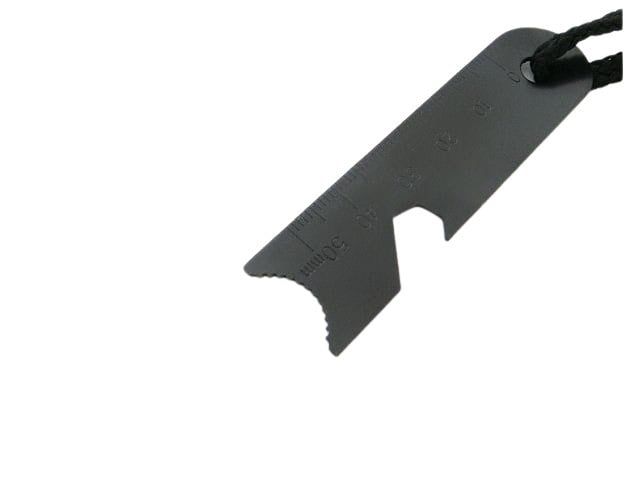 Amnar IdeallStore®, Ultimate Survival, otel, 10 cm, fluier inclus