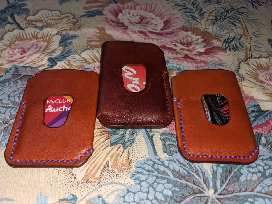 Port carduri Portofele Slim Hand Made Leather Goods