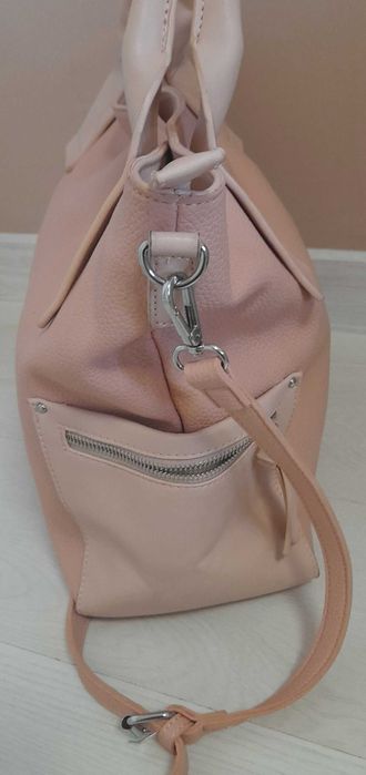 Голяма розова чанта