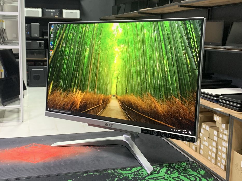 Моноблок Acer C22 | Full HD / i3-7100U / 8GB / SSD 120GB. В идеале!
