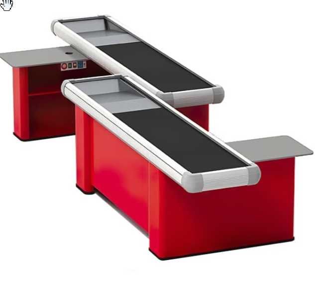 Кассовый бокс транспортерная лента магазин кассир торговое оборудовани