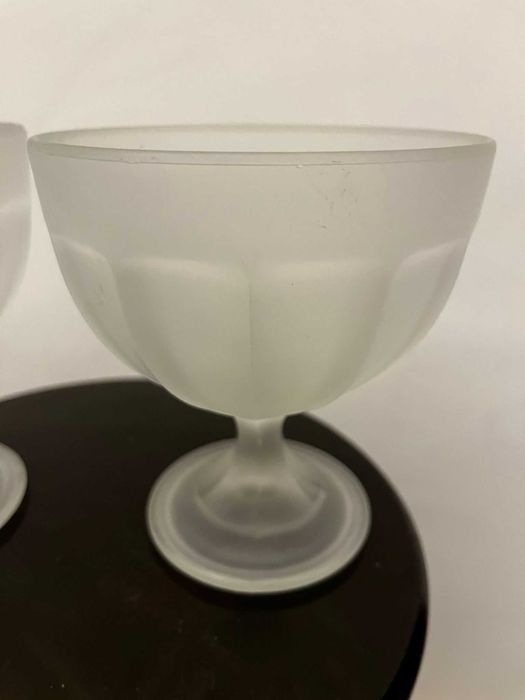 Set doua cupe cristal bizonat germania mari vechi bibelouri bibelou