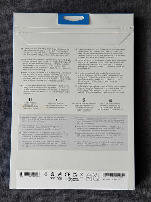 E-reader Amazon Kindle Scribe 16GB Basic Pen