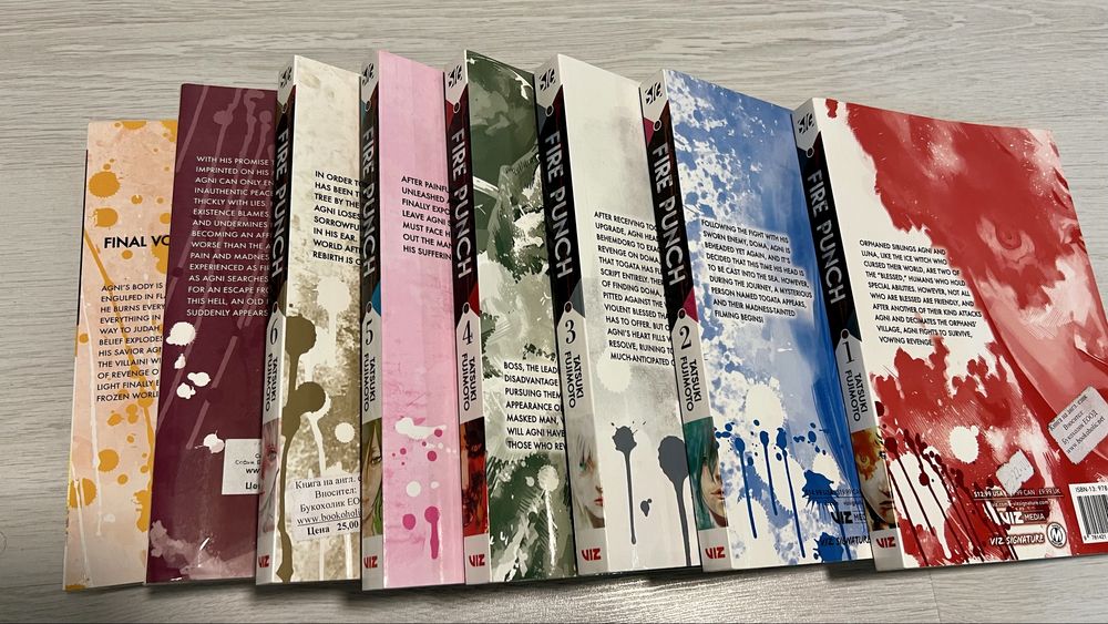 Fire Punch Demon Slayer The Girl from the Other Side Junji Ito Sensor