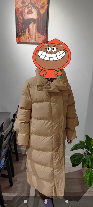 Пальто пуховик зимнее женское 48(М)