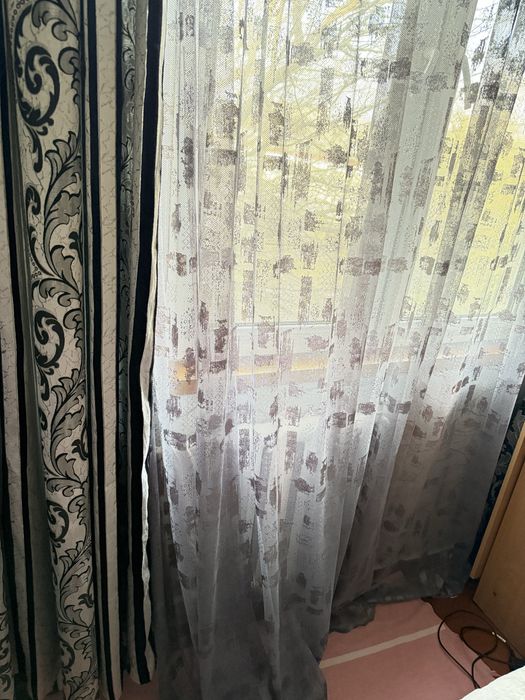 Тюль занавеска с узором