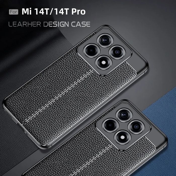 Xiaomi 14T Pro / 14T / Лукс кейс гръб кожена шарка