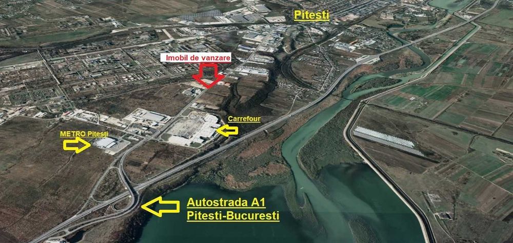 Teren de vanzare 12149 mp, intravilan industrial depozitare commercial