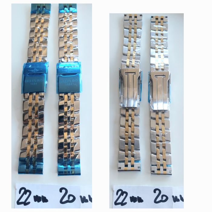 Curea metalica compatibila Breitling 18 mm, 20 mm si 22 mm