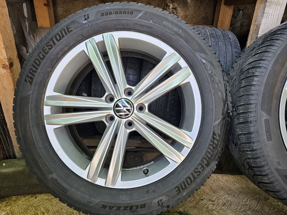 Jante aliaj 18"Model R " Volkswagen/Skoda/cu anvelope  235/55/18