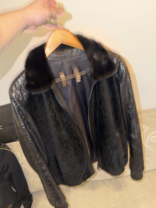 Geaca din piele naturala marimea L