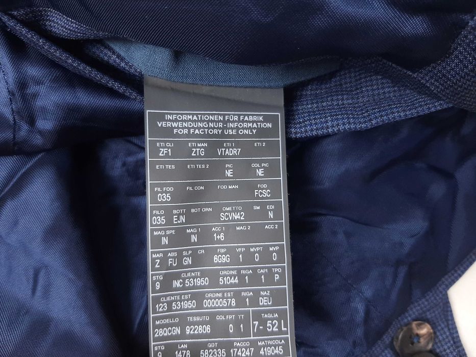 Z Zegna - Оригинално мъжко сако размер размер 52 / L